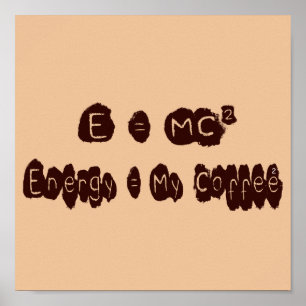 AFFICHE E = MC2