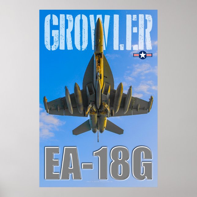 AFFICHE EA-18G GROWLER (Devant)