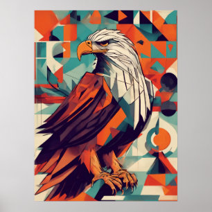 Affiche Eagle's Edge : Composition constructiviste