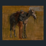 Affiche Eakins - Cowboy Dans Les Badlands<br><div class="desc">Cowboy, Study For Cowboys In The Badlands de Thomas Eakins. Pour plus d'images prêtes à l'affiche de la série Zedign Art Book 27 "Thomas Eakins - Peintures & Dessins", visitez https://books.zedign.com/zas/27.html</div>