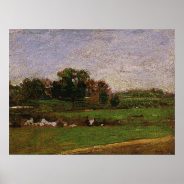 Affiche Eakins - Étude pour The Meadows (Devant)
