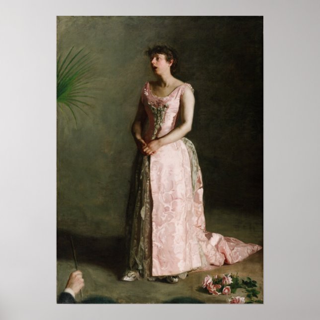 Affiche Eakins - Le chanteur de concert (Devant)