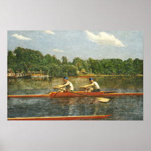 Affiche Eakins - Les Frères Biglin en course