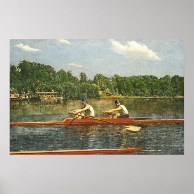 Affiche Eakins - Les Frères Biglin Racing (Devant)