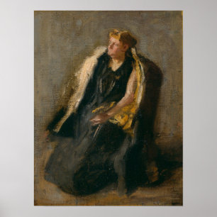 Affiche Eakins - Mme Hubbard 1895