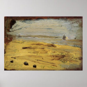 Affiche Eakins - Rive du fleuve Delaware, filets de pêche