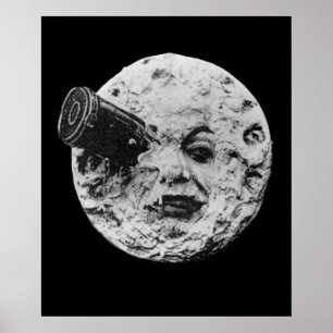 Affiche EARLY CINEMA A Trip to the Moon By Georges Melies