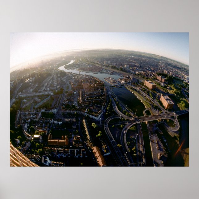 Affiche Early Morning Over Bristol. (Devant)