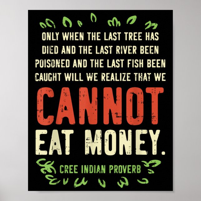 Affiche Earth Day Shirt Pro Save Environment Quote Last Tr (Devant)