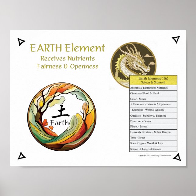 Affiche Earth Element Acupuncture (Devant)