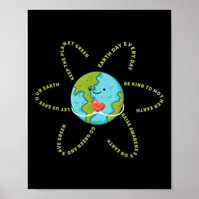Affiche Earthday Everyday 54th Anniversary Jour des terres (Devant)