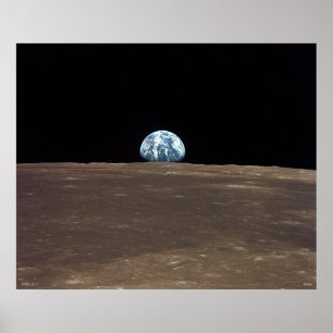 Affiche Earthrise - Apollo 11