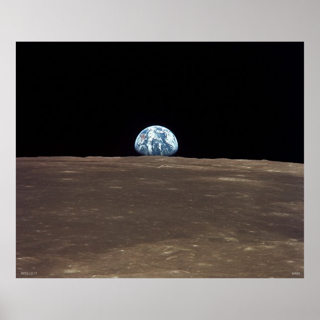 Affiche Earthrise - Apollo 11 (Devant)