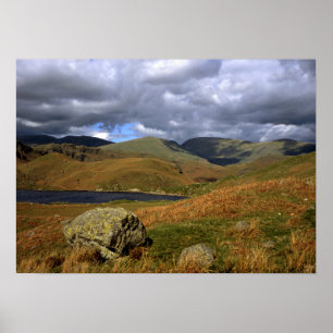 Affiche Easedale Tarn Cumbria Angleterre