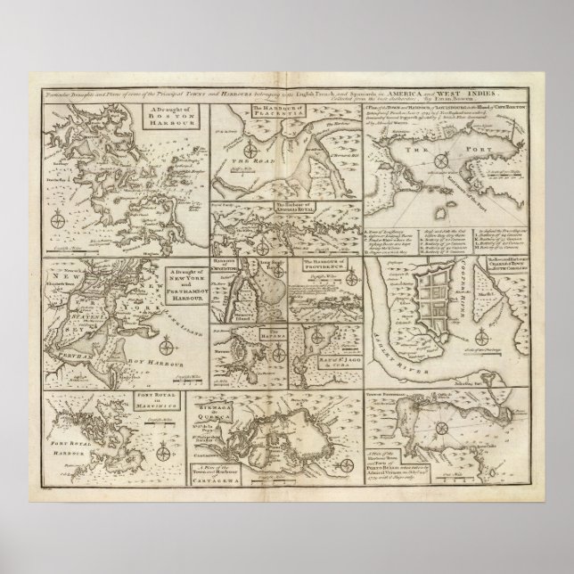 Affiche East Coast, États-Unis (Devant)