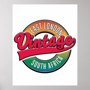 Affiche East London South Africa logo