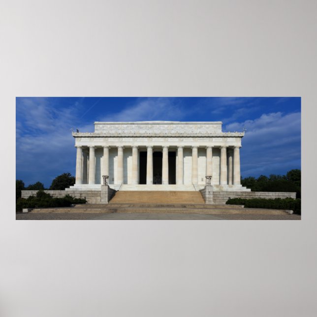 Affiche East Side of the Lincoln Memorial Washington D.C. (Devant)