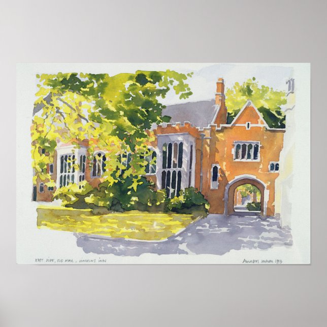 Affiche East Side Old Hall Lincoln's Inn 1983 (Devant)