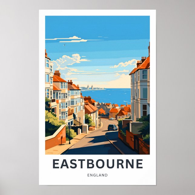Affiche Eastbourne Angleterre Imprimer (Devant)