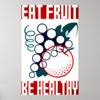 EAT FRUIT Be Healthy America Federal Art Project
