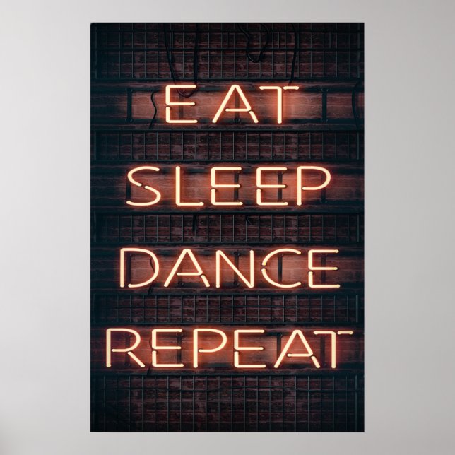 AFFICHE EAT SLEEP DANCE REPEAT !!!! (Devant)