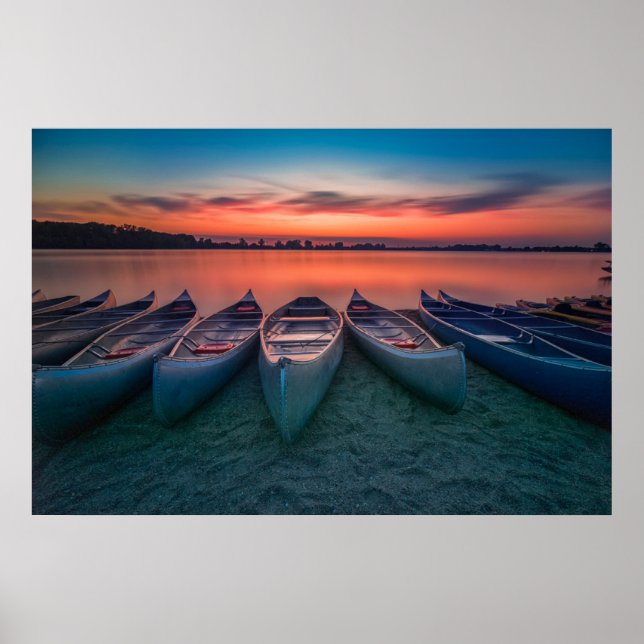 Affiche Eau | Baie de Saint-Louis Missouri (Devant)