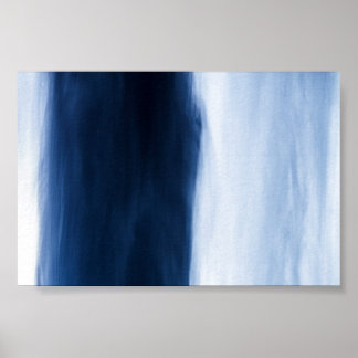 Affiche Eau bleue Abstraite