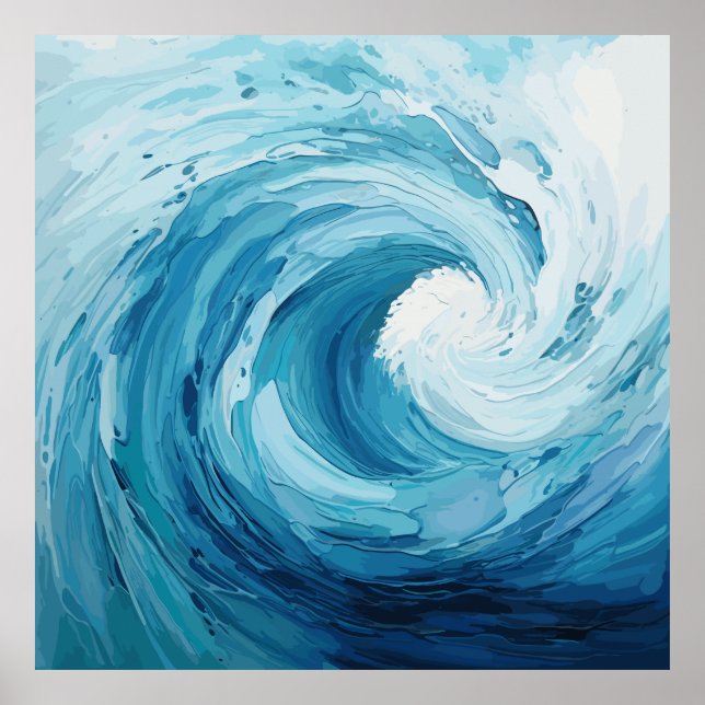 Affiche Eau de flux (Devant)