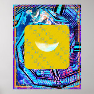 Affiche Eau élémentaire dans l'aide à la méditation de la