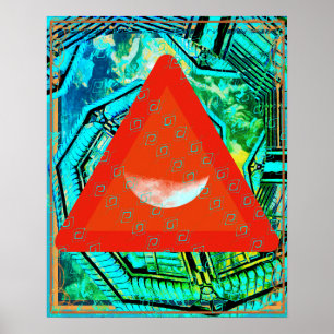 Affiche Eau élémentaire dans l'aide de la méditation d'inc