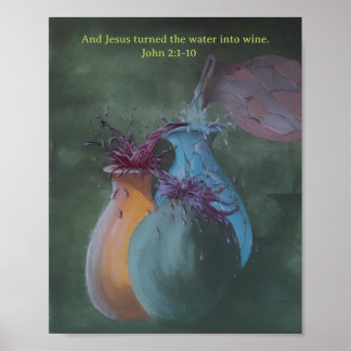 Affiche Eau en Vin