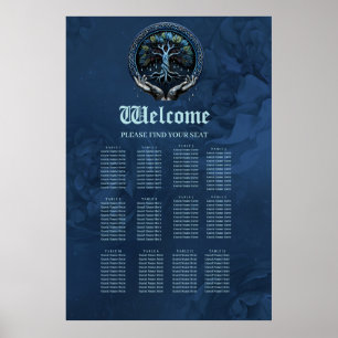 Affiche Eau et Sagesse : L'arbre celtique mystique de la v