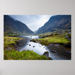Affiche Eau   Gap de Dunloe Comté Kerry Irlande
