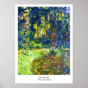 Affiche Eau Lily Pond Claude Monet cool, vieux, maître, ma