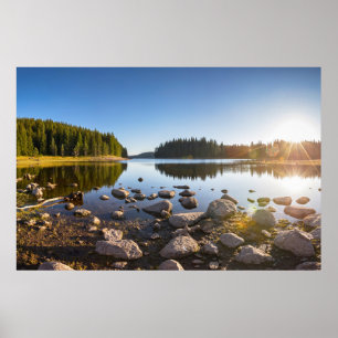 Affiche Eau Montagnes du Rhodope, Bulgarie