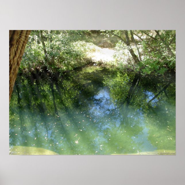 Affiche eau psychédélique (Devant)