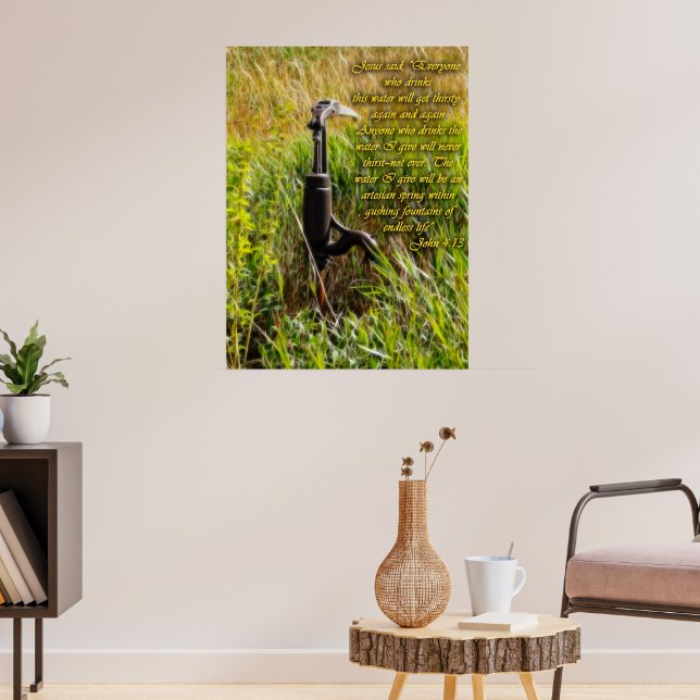 Affiche Eau vive John 4 Inspiration (Salon 3)