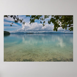 Affiche Eaux Calmes Du Lagon De Marovo