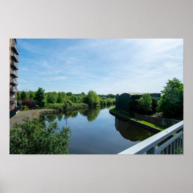 Affiche Eaux paisibles au front de mer de Wakefield (Devant)