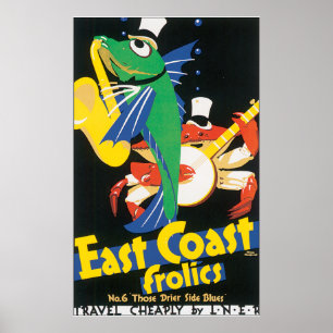 Affiche Ébats de Côte Est
