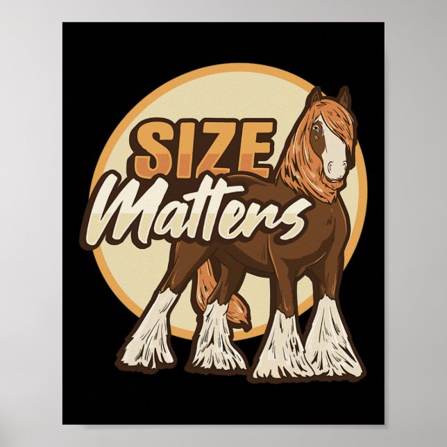 Affiche Ébauche De Taille De Mème De Cheval S Conception P (Devant)