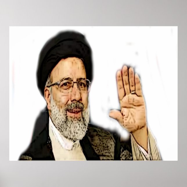 Affiche Ebrahim Raisi (Devant)