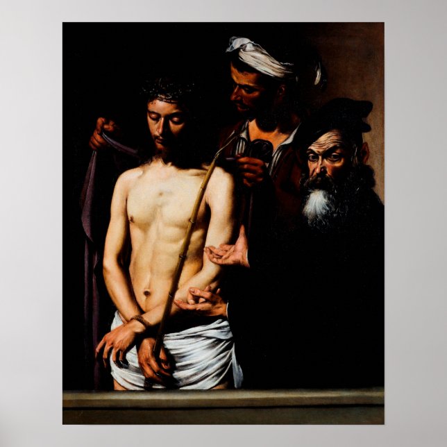 Affiche Ecce Homo by Caravaggio (Devant)