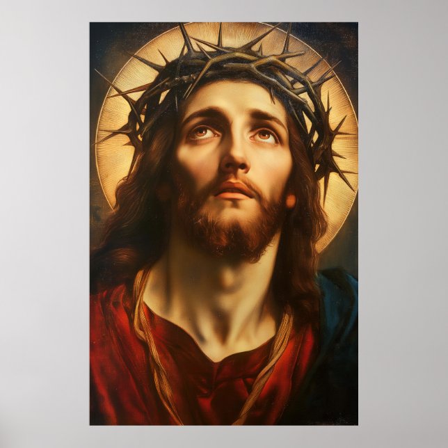 Affiche Ecce Homo | Jésus-Christ avec la Couronne d'Épines (Devant)