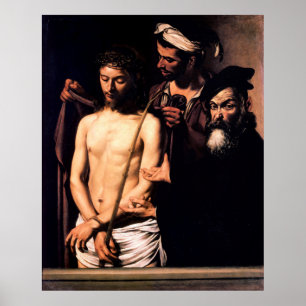 Affiche Ecce homo par Caravaggio (1605)