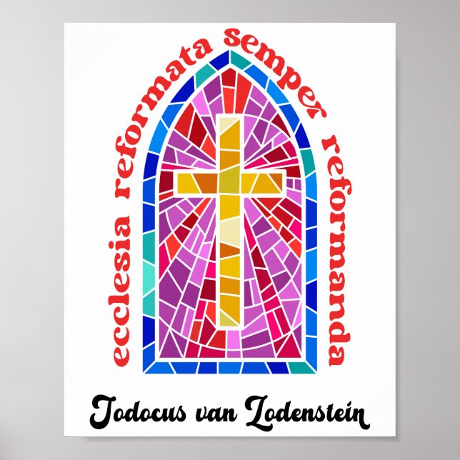 Affiche Ecclesia Reformata Semper Reformanda Réformée (Devant)