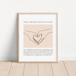 Affiche Ecclésiaste 4:9-12