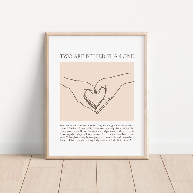 Affiche Ecclésiaste 4:9-12 (Créateur téléchargé)