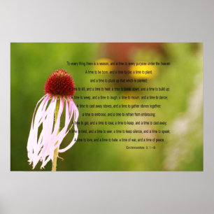 Affiche Ecclesiastes exprime l'affiche en vers