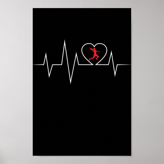 Affiche ECG de handball (Devant)